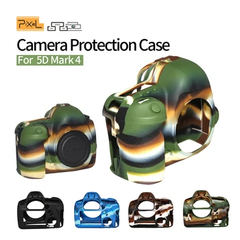 Силиконовый протектор для зеркальной камеры Pixel для Canon 5D Mark 4, чехол для корпуса камеры Armor Skin Case