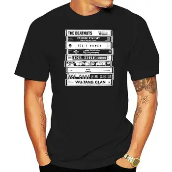 Украшения на капюшонах, кассеты исполнителей хип-хопа, Олдскульный рэп - Мужская хлопковая футболка