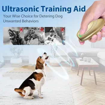 Ультразвуковое устройство для борьбы с лаем собак Портативное устройство для обучения лаю собак Перезаряжаемое устройство для борьбы с лаем Инструмент для обучения собак 4