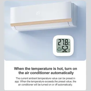 Умный термометр Tuya ZigBee для дома, датчик температуры и влажности в помещении с ЖК-дисплеем, приложение для голосового управления Alexa Google Home 2