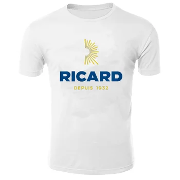 Футболка Ricard из чистого хлопка европейского размера, мужская футболка с японским аниме, манга 2000-х, одежда унисекс