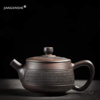 Цзяньшуй Фиолетовый Керамический Горшок Керамический Чайник Кунг-Фу Чайник Ручной Работы Чайник Для Приготовления Чая Чайный Набор Маленький Чайник Наборы Для Заваривания Чайной Воды 0