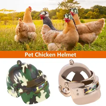 Шлем для Домашних Животных Забавный Куриный Шлем Защита Головы Компактная Курица Курица Утки Птицы Каска Птичья Шляпа Капюшон