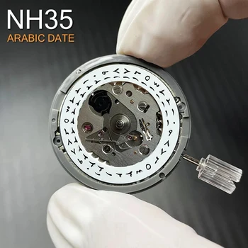 1 шт. диск часового механизма с модуляцией 3.0 для замены механизма NH35A 24 драгоценных камня высокой точности белого цвета 2