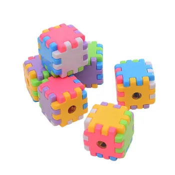 1 шт. креативные кубики Kawaii, точилка для карандашей, канцелярские принадлежности, Школьные принадлежности для офиса, Новинка, детский подарочный куб, забавная игрушка 2