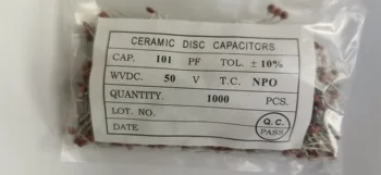 1000шт Керамический конденсатор 50В 100ПФ 50В 101 0