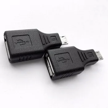 2 шт./лот USB 2.0 Micro USB для мужчин и USB для женщин OTG-адаптер для мобильных телефонов и планшетов 3