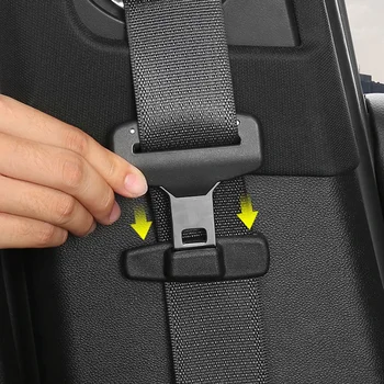 2ШТ Универсальный Прочный Зажим для защиты ремня безопасности Автомобиля Пластиковый Зажим для регулировки пряжки ремня безопасности