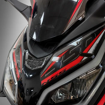 3D Наклейка на Передний Обтекатель мотоцикла из смолы для Honda Forza NSS 350 С 2023 года 3