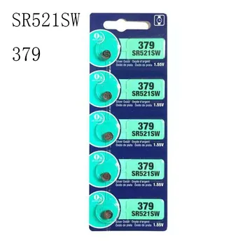 5 шт./ЛОТ SR521SW AG0 Botton cell 379 LR69 для батарейки для часов