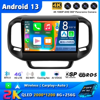 Android 13 для FIAT Toro 2017 2018 2019 2020 2021 Автомобильный радионавигационный мультимедийный плеер GPS WiFi + 4G DSP беспроводной Carplay Auto