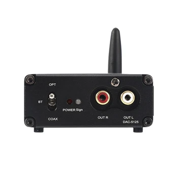 APTX-HD Bluetooth 5.1 Декодер Bluetooth DAC Декодер QCC5125 ES9038Q2M Коаксиальный Волоконный RCA Модуль DIY Домашний кинотеатр