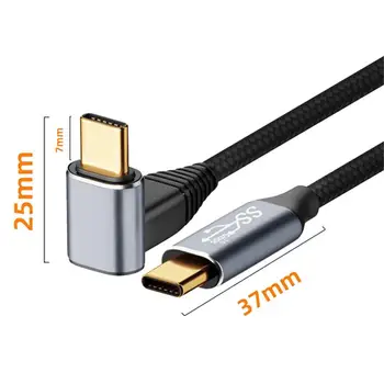 C Удлинительный кабель от мужчины к женщине USBC к C Кабель Для быстрой зарядки USB 3.1 Gen2 Высокоскоростной 10 Гбит/с / Видео 4K / PD 100 Вт Шнур