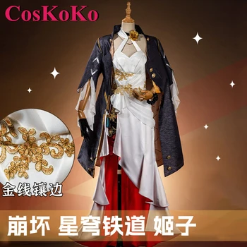 CosKoKo Himeko Косплей Аниме Игра Honkai: Star Rail Костюм Изящная Милая Униформа Для вечеринки в честь Хэллоуина, Одежда Для ролевых игр XS-XXL