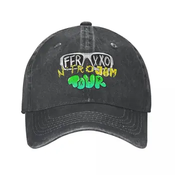 Feid Ferxxo Colombia Music, бейсболка унисекс, потертые джинсовые кепки, Шляпа, Модные тренировки на открытом воздухе, Неструктурированная Мягкая Солнцезащитная кепка