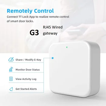 G3 TTlock Smart Lock Шлюзовой Разъем Wifi Bridge Bluetooth совместим С RJ45 Ethernet Разблокировка Пульта Дистанционного Управления