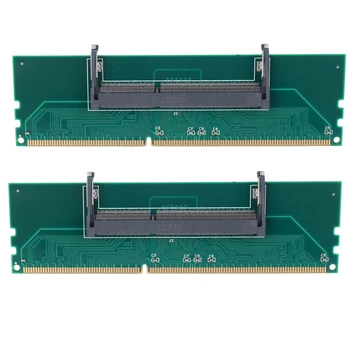 HFES 2X Ноутбук DDR3 SO-DIMM К настольной памяти DIMM RAM Разъем Адаптера Внутренней памяти Ноутбука DDR3 К настольной оперативной памяти