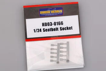 Hobby Design HD03-0166 1/24 Гнездо для ремня безопасности Комплект деталей Модификации модели автомобиля из смолы Модифицированные детали