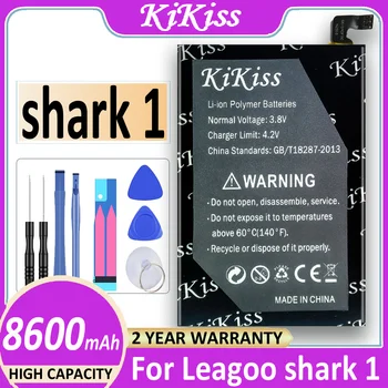 KiKiss New Новый аккумулятор для телефона емкостью 8600 мАч для мобильного телефона LEAGOO Shark 1 В наличии Батареи Bateria