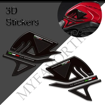 Monster 950 для Ducati, накладки на бак, мотоциклетные наклейки, Комплект для подачи газа, мазута, защита колена
