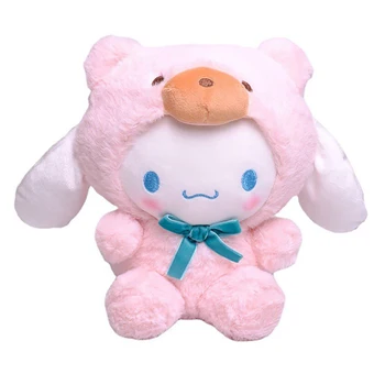 Sanrio Melody Cinnamoroll Hello Kt Kuromi Kawaii около 20 см Высококачественная Сидящая Плюшевая Игрушка Кукла Подарки для Подруг Детей 4