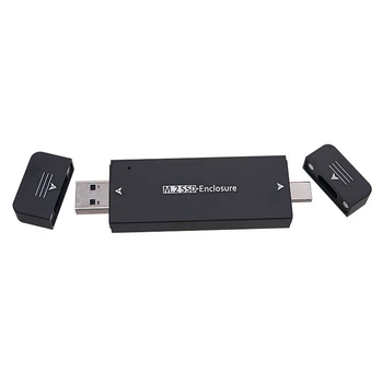 SSD-накопитель M.2, корпус жесткого диска USB 3.1 Type C, корпус внешнего жесткого диска, чехол для 2230 2242 для Windows /Linux 0