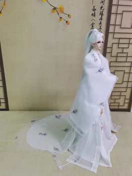 TD 68 см Одежда дяди Сие, Длинная юбка в стиле древнего костюма 73 см/70 см, белое платье для куклы 1/3 BJD 1 комплект 2