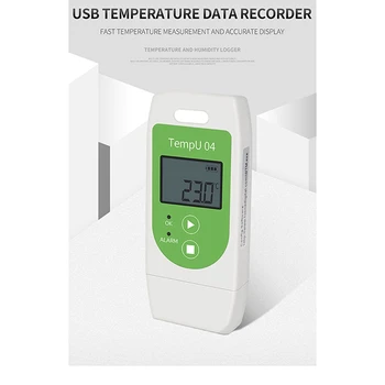 Tempu04 USB Регистратор Данных температуры Многоразовый Регистратор Данных Температуры С Емкостью 32000 Точек СКИДКА 30% 2