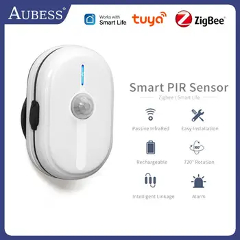 Tuya ZigBee3.0 Smart PIR Sensor Производство Систем безопасности Умного дома Умный Инфракрасный Датчик Человека Smartlife App Батарея Дистанционного Управления 0
