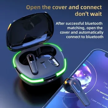 TWS Pro60 Bluetooth Наушники Беспроводные Наушники HiFi Stero Гарнитура Шумоподавление Спортивные Наушники с микрофоном 4