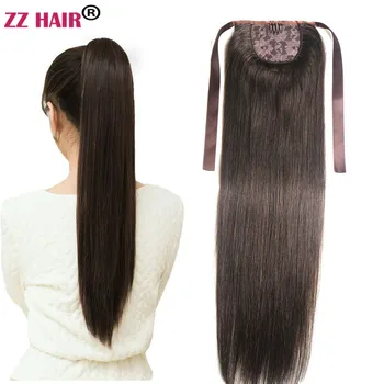 ZZHAIR 100% Натуральные волосы Remy для наращивания 16 