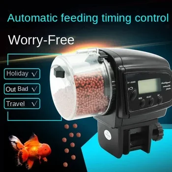 Автоматическая кормушка для рыбы в аквариуме Автоматическая кормушка для домашних животных AF-2009D для регулярного кормления рыбы