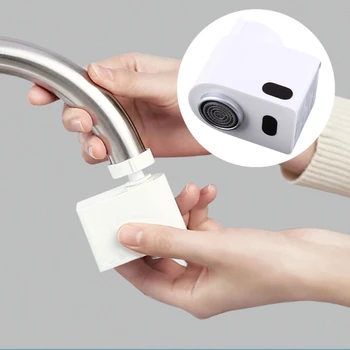 Автоматический кран с адаптером датчика движения, кран для автоматической подачи воды на кухню, раковину в ванную, Аэратор для рук, умный датчик крана