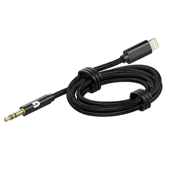 Автомобильный AUX-кабель для iPhone Аудиокабель Aux-кабель до 3,5 мм премиум-аудио для автомобильных стереосистем iPhone 13 Pro-8 Plus 0