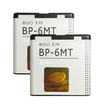 Аккумулятор BP-6MT 1050 мАч для Nokia N81 N82 N81-8G E51 E51i 6720 6720C Аккумуляторная батарея для мобильного телефона BP 6MT 0