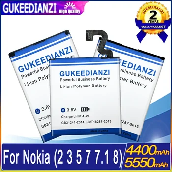 Аккумулятор для телефона HE319 для Nokia 3 TA-1020 1028 1032 1038 Для Nokia 2 3 5 7 8 TA 1032 1020 1053 HE338 HE321 HE340 HE328 Batteria