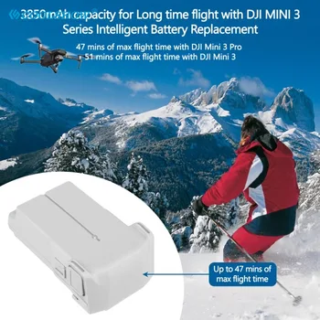 Аккумуляторы Coolshow для DJI Mini 3, зарядное устройство 3850 мАч, совместимое с аксессуарами для дронов Dji mini 3 Pro mini 4 Pro 4