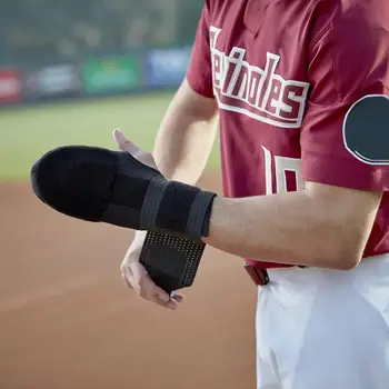 Бейсбольная скользящая перчатка, защитная перчатка, регулируемые бейсбольные скользящие перчатки для софтбола с утолщенным запястьем для защиты