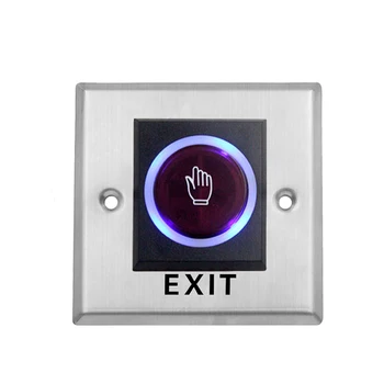 Бесконтактная Кнопка Выхода Для Системы Контроля Доступа К Двери E10B Электрический Бесконтактный Инфракрасный Переключатель Разблокировки Выхода 2