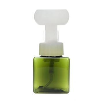 Бутылка для пенящегося мыла для рук в форме цветка Прозрачные бутылки многоразового использования объемом 250 мл 3