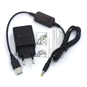 Быстрое Зарядное Устройство Power Bank USB Кабель Для Panasonic DMW-DCC8 DCC11 DCC15 Соединитель Постоянного Тока DMW-BLD10 BMB9 BLE9 BLC12 BLH7 Фиктивный Аккумулятор 2
