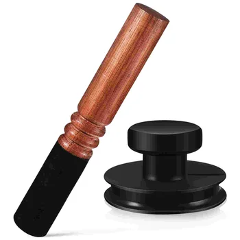 Всасывающая звуковая чаша с ручкой для подъема музыкальных инструментов для поющего Будды Набор инструментов с резиновой присоской