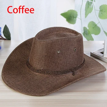 Джазовые шляпы унисекс, фетровая шляпа, кепки от солнца, летняя ковбойская мода в западном стиле 0