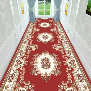 Длинный коридорный ковер для лестницы, Скандинавские ковры для прихожей, домашний гостиничный коврик для прохода, коврик для вечеринки, свадебные коврики 3