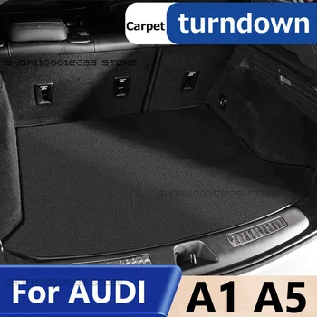 Для A1 A5 2012-2020 2021 2022 2003 Audi Коврик Для Багажника Автомобиля AUTO Tail Вкладыш Для Багажного Лотка Грузовой Коврик Для Ковра Подходят Накладки Для Хранения Защитная накладка