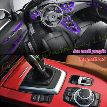 Для BMW Z4 E89 2009-2016 Автостайлинг 3D/5D Углепластиковая Центральная консоль салона автомобиля Цветная Формовочная наклейка Аксессуары для наклеек 0