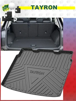 Для VW TAYRON X GTE 21 22 23 2019-2024 Специально Подобранный Коврик Для Багажника Автомобиля Всесезонный Черный Грузовой Коврик 3D-Формы С Лазерным Измерением Накладок Для Багажника 1