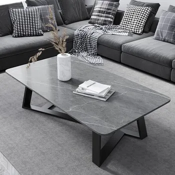 Журнальный столик Nordic Luxury, Креативный Простой Журнальный столик для гостиной, Современный дизайн, Журнальный столик для спальни, Железный художественный столик, Базовая мебель для дома