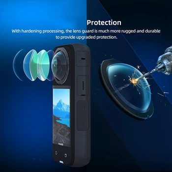 Защитный чехол с защитой от царапин HD для панорамных камер Insta360 ONE X3 Аксессуары 1