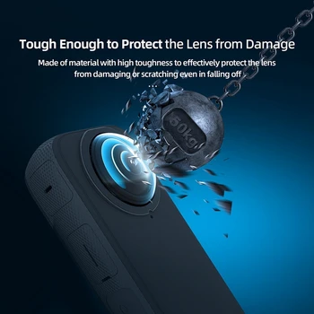 Защитный чехол с защитой от царапин HD для панорамных камер Insta360 ONE X3 Аксессуары 2